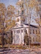 Childe Hassam Church at Old Lyme France oil painting artist